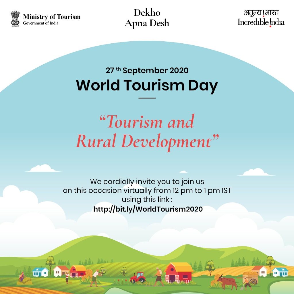 Ministry of Tourism celebrates virtual World Tourism Day India