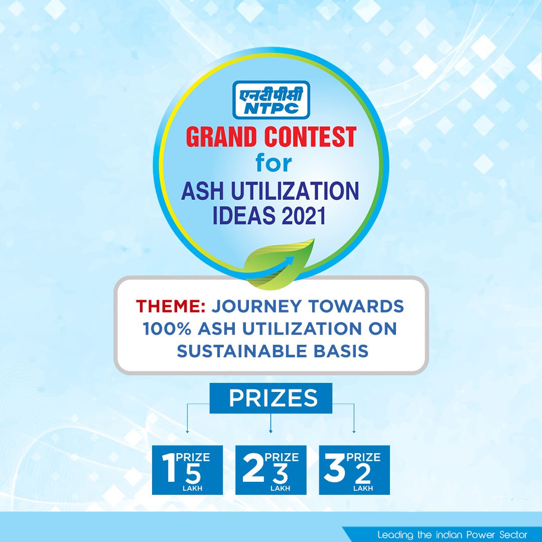 NTPC announces contest for Ideas on Fly Ash Utilization India