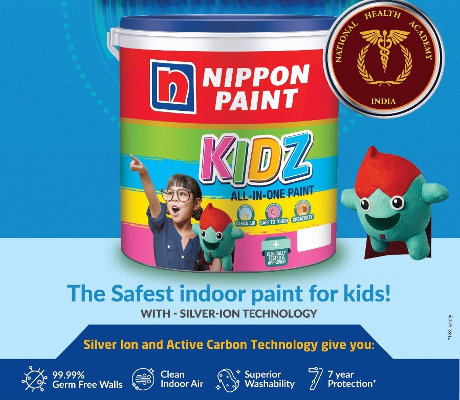  Nippon  Paint  s KIDZ All in one paint  receives NHA 