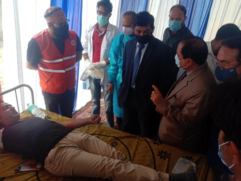 Chief Secretary Inaugurates Blood Donation Camp On National Voluntary ...