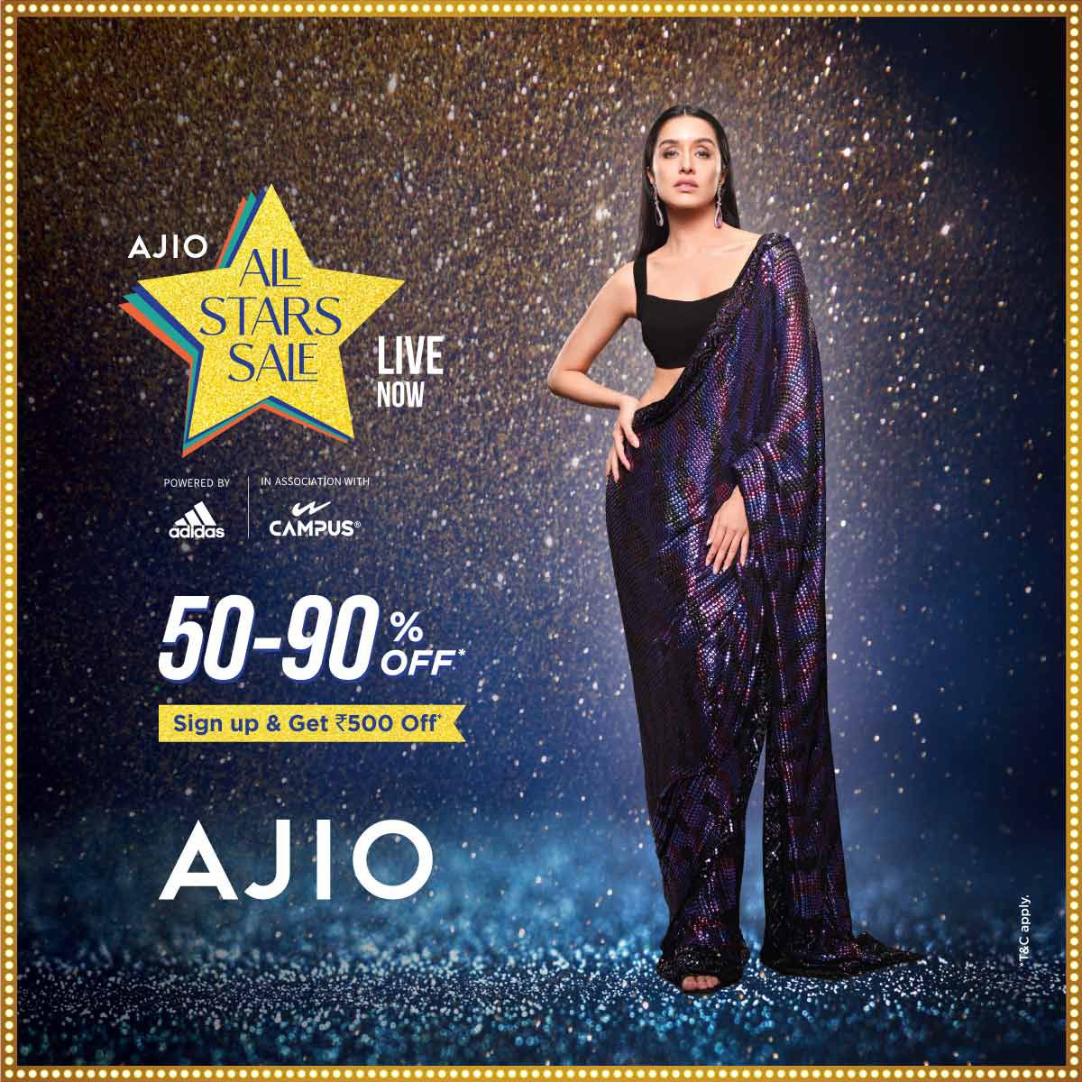 Twisted Torrent Weg The Stars Welcome You: The AJIO All-Stars Sale is back with a bag full of  surprises – India Education | Latest Education News | Global Educational  News | Recent Educational News