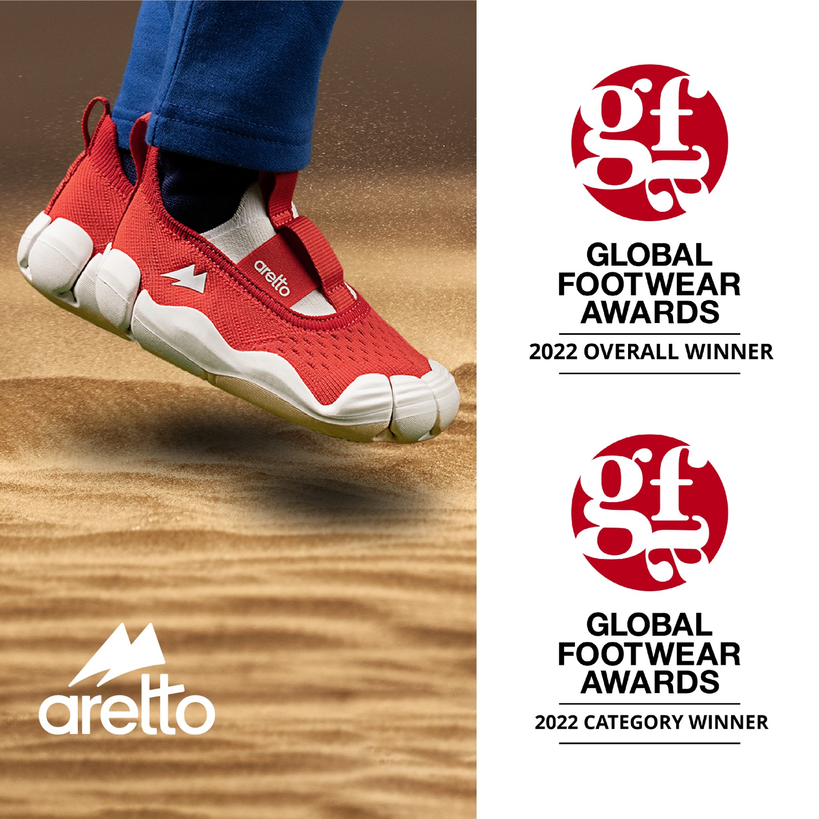 Aretto Wins At the Global Footwear Awards 2022 India Education
