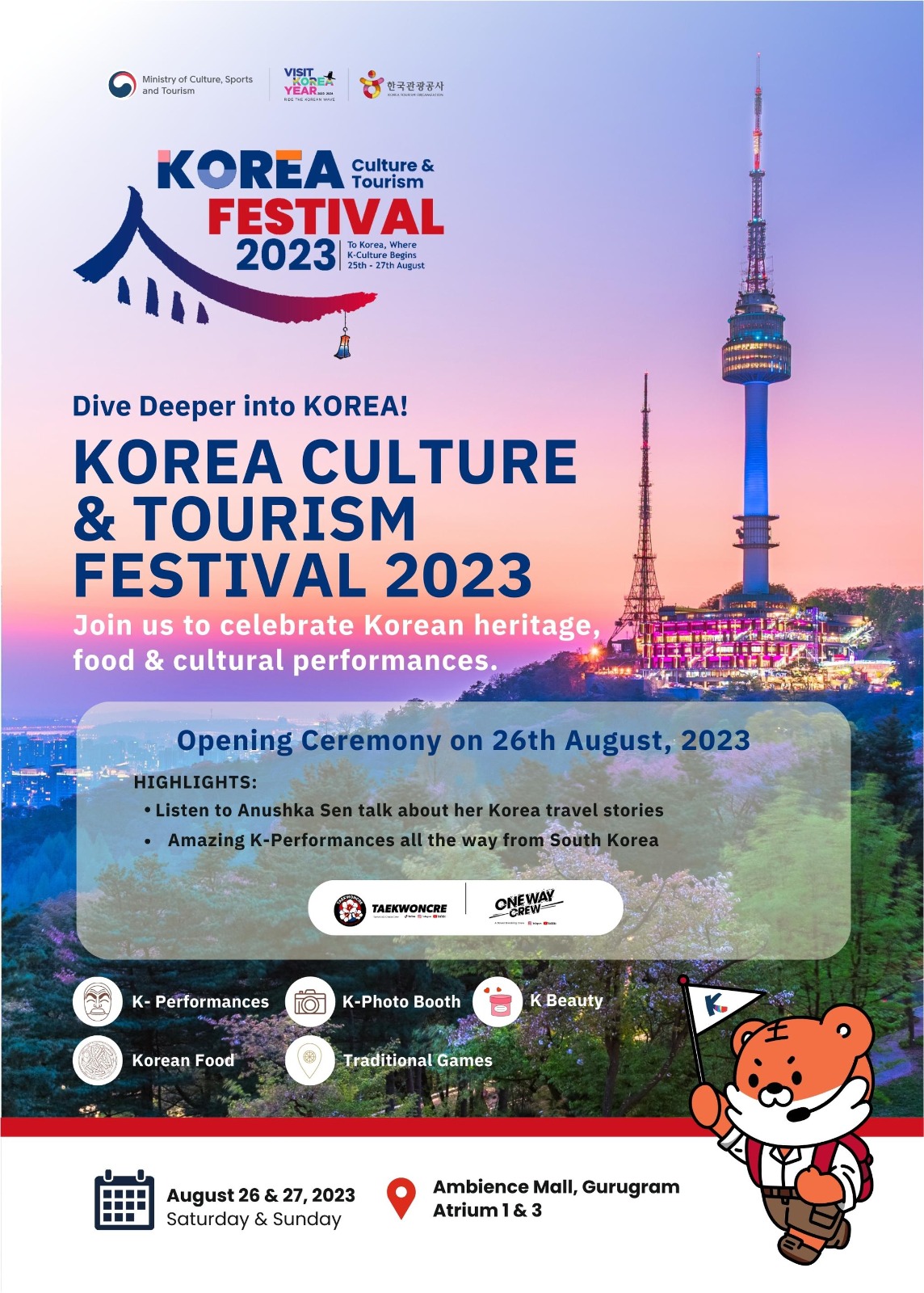 KOREA CULTURE AND TOURISM FESTIVAL 2023 A CELEBRATION OF KVIBES AND